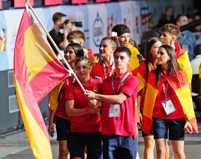 Aiora Martín Carriches, abanderada en el Festival Olímpico Europeo de la Juventud