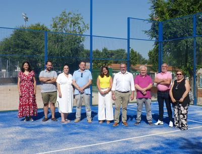 Gálvez estrena nueva pista de pádel inversión impulsada por GDR Montes de Toledo