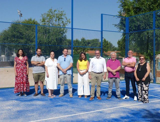 Gálvez estrena nueva pista de pádel inversión impulsada por GDR Montes de Toledo