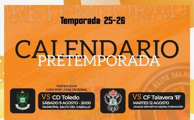 El CD Cazalegas Élite Ebora Formación ya conoce a sus rivales de la pretemporada 25/26