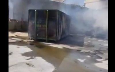 Dos hombres heridos por un incendio en una granja de gallinas