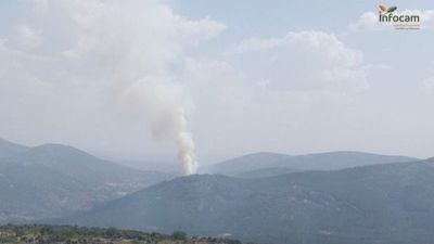 Incendio forestal en Los Navalucillos: se declara nivel 1 de emergencia