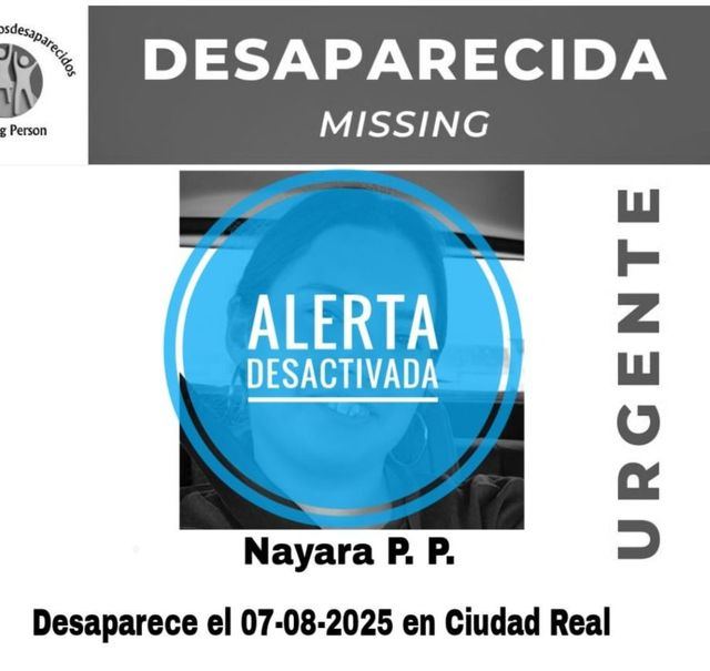 Nayara, la joven desaparecida desde el jueves, ha sido localizada