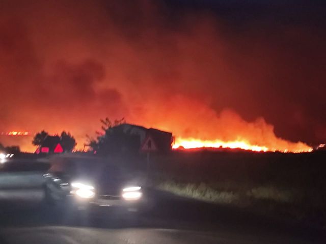 Incendio en Calera y Chozas 