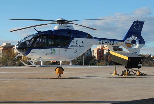 Helicóptero sanitario SESCAM / Imagen de recurso 