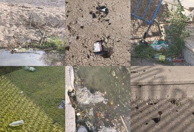 Denuncian el abandono del embarcadero local tras un fin de semana de botellón