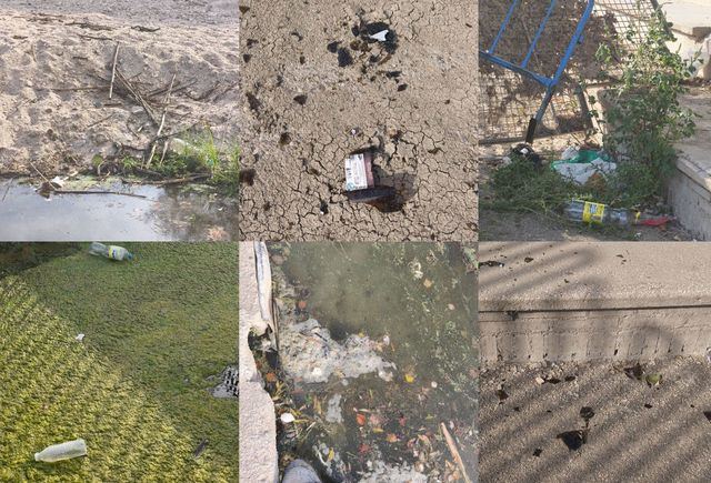 Denuncian el abandono del embarcadero local tras un fin de semana de botellón
