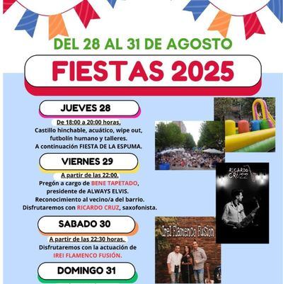 El barrio Puerta de Cuartos de Talavera celebra sus fiestas: música, encierro infantil y mucho más