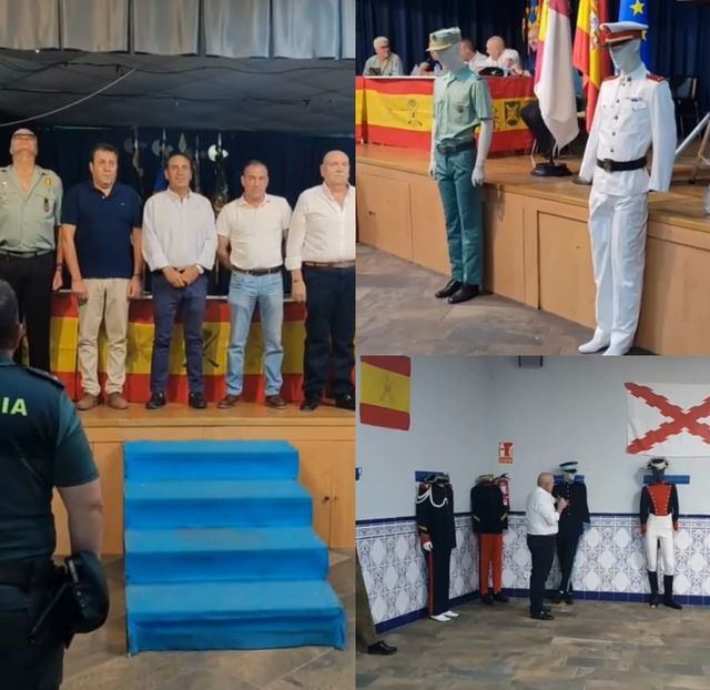 El pueblo de Pepino (Toledo) inaugura una espectacular exposición de trajes militares