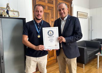 Cristian Gutiérrez Barroso, el talaverano que prende fuego a los límites y logra un Récord Guinness