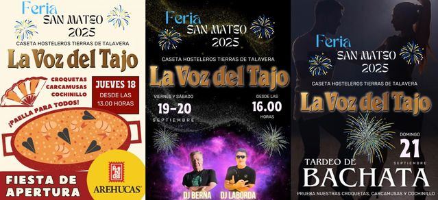 Las Ferias arrancan con ritmo, sabor y diversión en la Caseta de Hosteleros