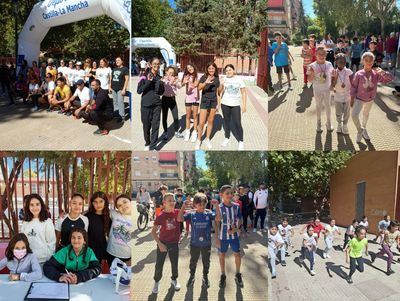 (Fotos) El CEIP Bilingüe Antonio Machado celebra la IV Media Milla