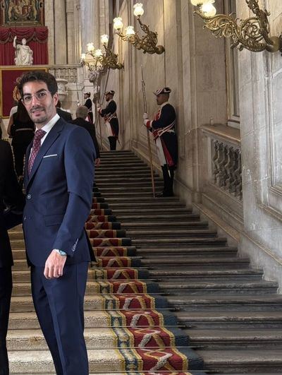 El talaverano Vidal González, presente en la recepción del Rey con un diseño de Empíreo
