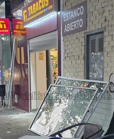 Madrugada de sobresalto en Talavera: intentan un alunizaje en un estanco