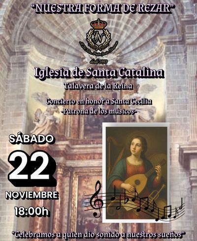 'Nuestro Padre Nazareno' otorgará un concierto en honor a Santa Cecilia en la Iglesia de Santa Catalina