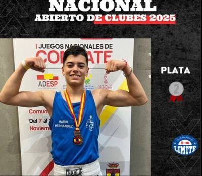 El toledano Mario Hernández logra la plata en el Campeonato Nacional de Clubes 2025