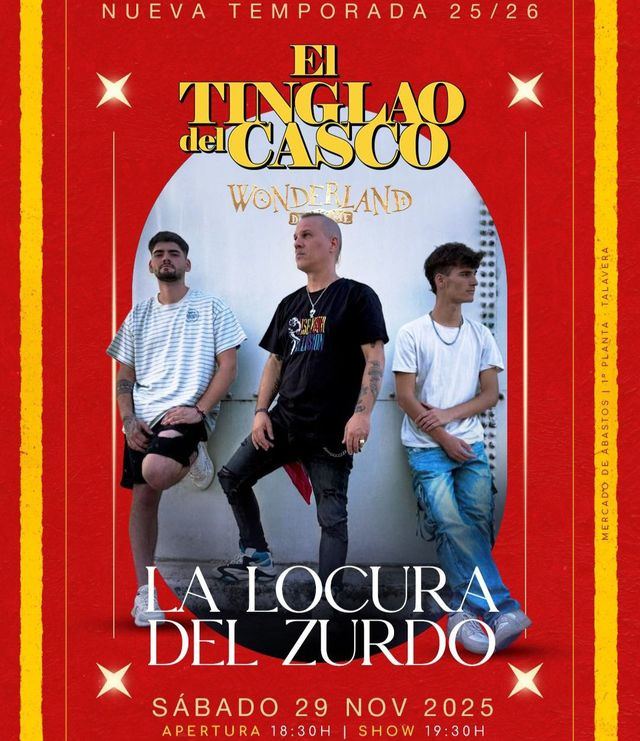 No te pierdas este sábado 'La Locura del Zurdo' en el “Tinglao del Casco”