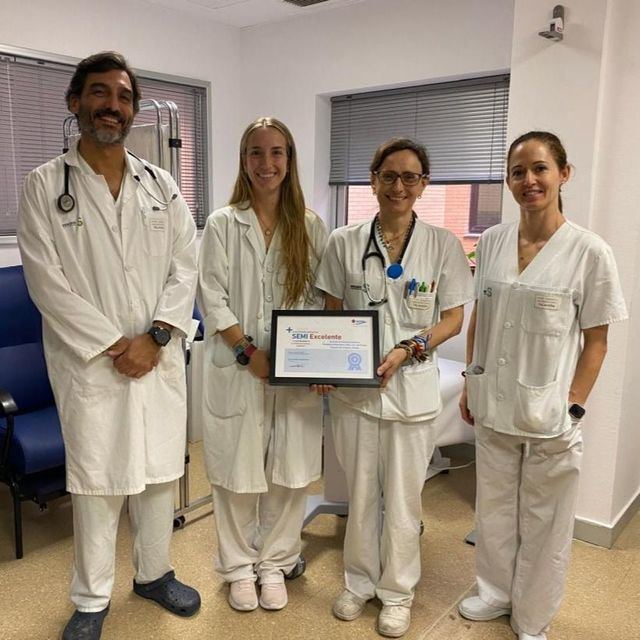 La Unidad Multidisciplinar de Insuficiencia Cardiaca del Hospital de Talavera recibe el SEMI Excelente
