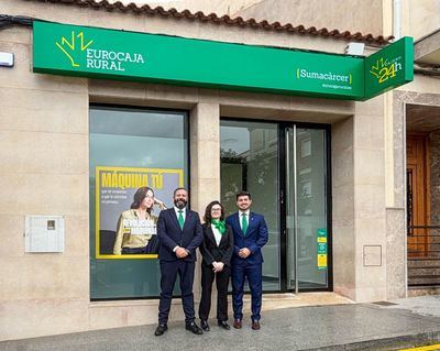 Sumacàrcer estrena oficina de Eurocaja Rural y gana acceso a servicios financieros