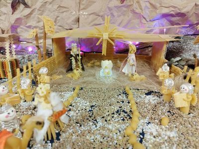 El belén del servicio de cocina del Hospital Nuestra Señora del Prado en Talavera recibe el premio al más elaborado