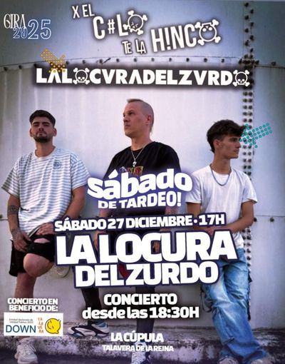 El grupo de rock talaverano, La Locura del Zurdo, actúa en La Cúpula