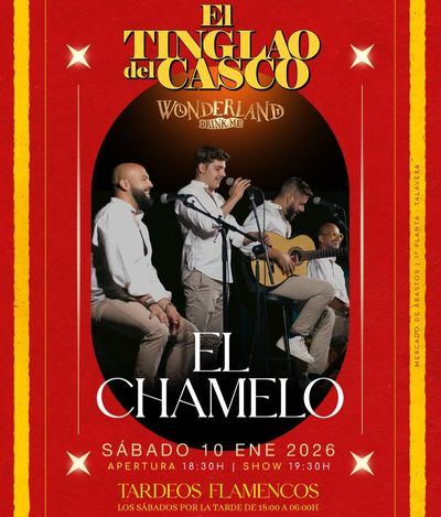 Este sábado gran actuación de "El Chamelo" en directo en el “Tinglao del Casco”