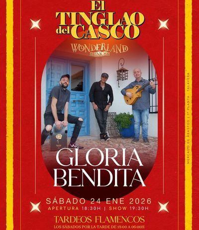 No te pierdas este sábado "Gloria Bendita" en el “Tinglao del Casco”