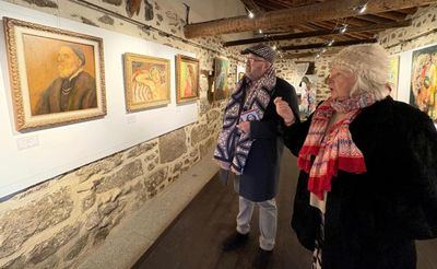 Santa María de Melque acoge la evolución artística de Avelina Sánchez-Carpio