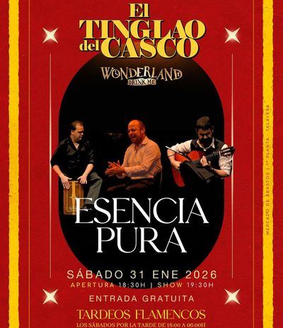 No te pierdas la actuación de 'Esencia Pura' este sábado en Wonderland