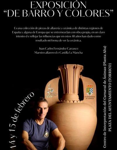 Torrico se llena "de barro y colores" con la exposición de Juan Carlos Fernández Carrasco