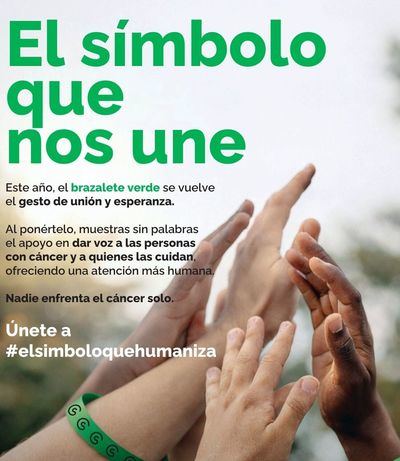 La AECC pone en marcha la iniciativa Brazaletes de Esperanza con el lema “El símbolo que nos une”