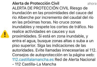 Protección Civil activa la alerta por riesgo de inundación en el río Alberche