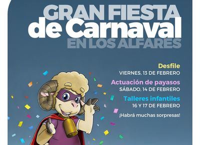 Carnaval en Los Alfares: diversión gratuita para los más pequeños