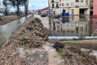 Una semana después, persisten las inundaciones y crecen las críticas por el estado del arroyo de La Portiña