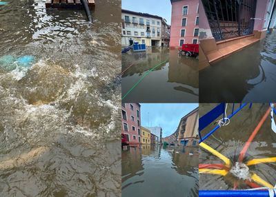 Talavera continúa con zonas anegadas por posibles atascos en los colectores