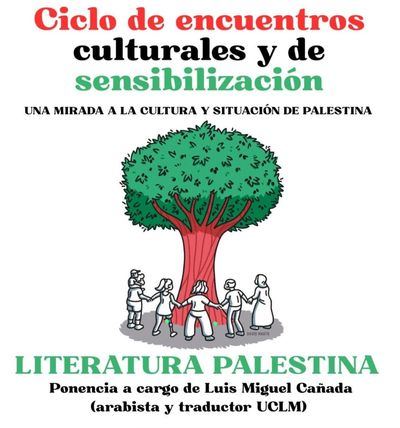 El arabista Luis Miguel Cañada descifra en la Biblioteca regional dos siglos de letras y resiliencia palestina