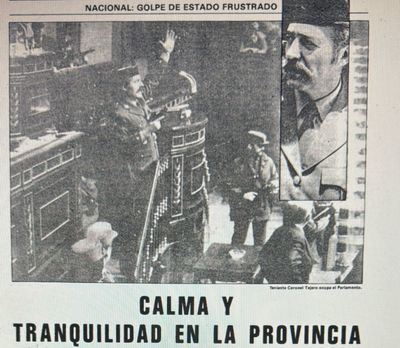 “Calma y tranquilidad en la provincia”: la histórica edición de La Voz del Tajo tras el 23-F