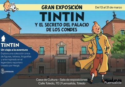 Fuensalida inaugura una exposición sobre Tintín en la Casa de Cultura