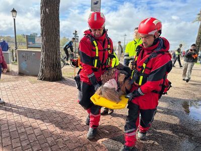 Talavera se convierte en escenario de un simulacro masivo de emergencia con 500 participantes