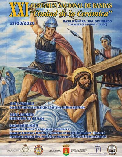 Talavera acogerá el XXI Certamen Nacional de Bandas “Ciudad de la Cerámica”