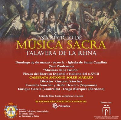 Talavera acoge esta tarde el concierto ‘Músicas de la Pasión’