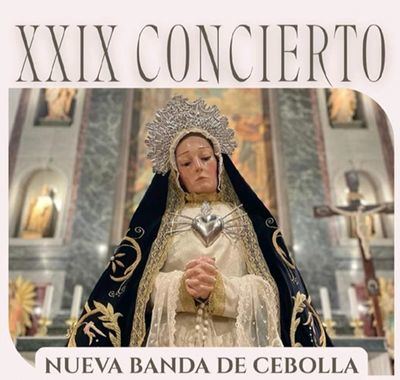 Marchas procesionales y emoción en el esperado concierto de la Nueva Banda de Cebolla