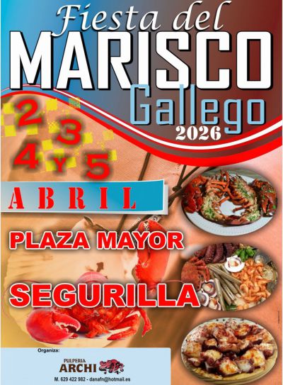 Segurilla se prepara para la Feria del Marisco Gallego 2026 con la Pulpería Archi