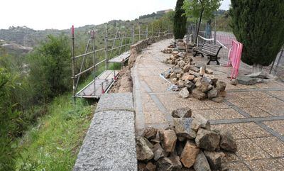 Toledo inicia la reparación de los muros del Valle