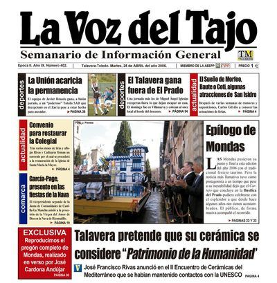 La Voz del Tajo Vintage 17: Hace dos décadas podíamos leer…