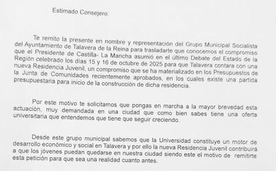 El PSOE reclama por carta al consejero agilidad para la residencia universitaria