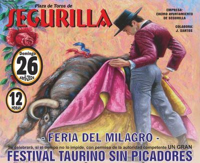 Segurilla celebra a lo grande sus fiestas con el Festival Taurino ‘Feria del Milagro’