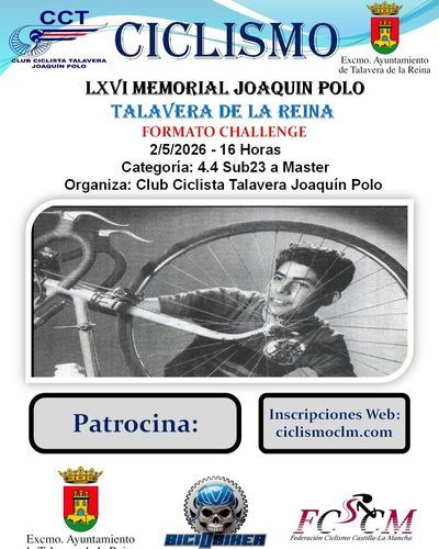 El Memorial Joaquín Polo celebra sesenta y seis ediciones consolidado como un clásico de las carreteras de la zona centro
