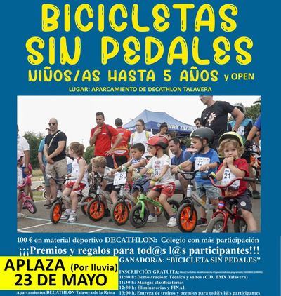'Bicicletas sin pedales' aplaza su cita por la previsión de lluvia