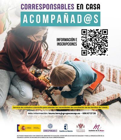 La concejalía de Asuntos Sociales pone en marcha el servicio gratuito ‘Corresponsables en Casa y Acompañad@s’